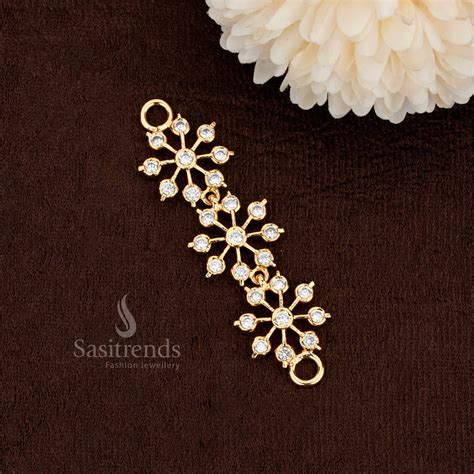 Impon Addigai Panchaloha Mugappu Pendant 3 Floral Designs - Sasitrends
