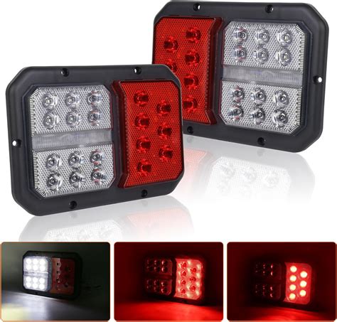 Amazon.com: POVTOR RV Tail Lights, 66 LEDs Double Led Trailer Tail ...