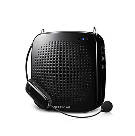 Nefficar Wireless Voice Amplifier Speaker with Microphone for Teachers ...