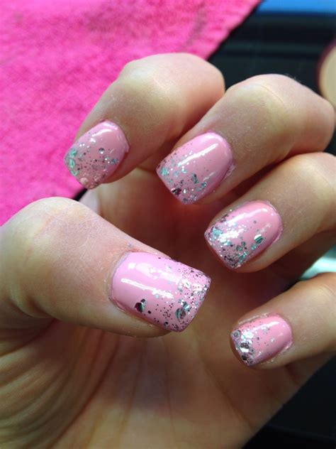 Pink glitter nails Pink Glitter Nails, Sparkly Nails, Pink Nail Colors ...