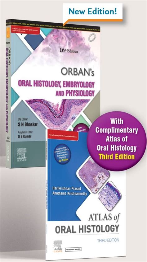 Orban's Oral Histology, Embryology & Physiology With Atlas Of Oral ...