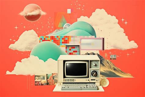 Collage Retro dreamy technology art | Premium Photo Illustration - rawpixel