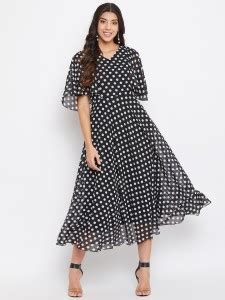 Polka Dot Dress (पोल्का डॉट ड्रेस) - Buy Polka Dot Dresses online at ...
