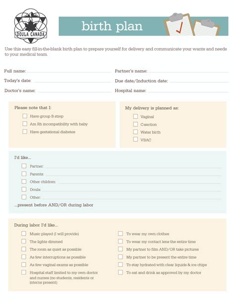 Birth Plan Template Birth Plan Birth Plan Template Natural Birthing Plan | sexiezpix Web Porn