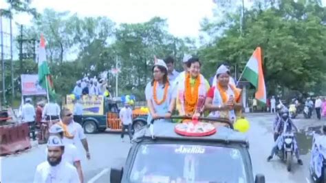Assam: AAP holds roadshow on the Last Day of campaigning for GMC Polls ...