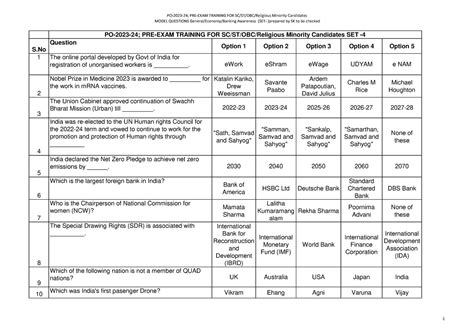 16oct3 - Type of Essay questions - MODEL QUESTIONS General/Economy ...