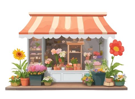 Flower Shop Cartoon 的图像结果
