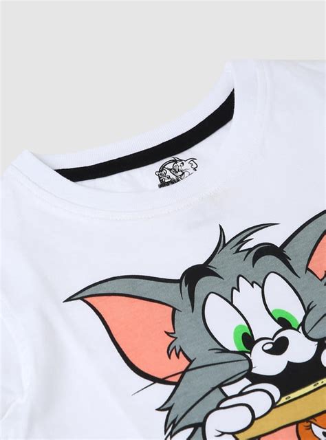 Buy Boys Tom & Jerry Printed T-shirt Online at just Rs. 449.0 ...