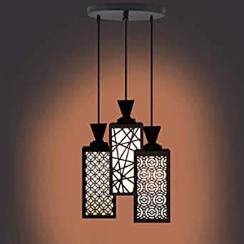 Buy G Gojeeva Ceiling Lamp Hanging Light of 3 Decorative Lamp Shade in ...