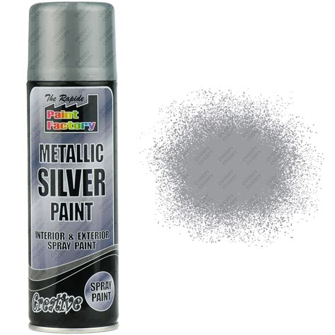 Silver Metallic Spray Paint 200ml – Sprayster