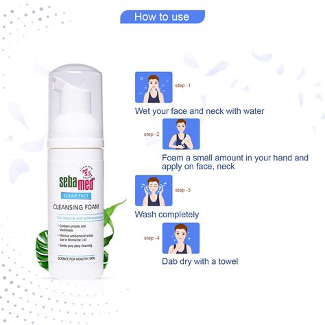 Buy Sebamed Clear Face Cleansing Foam 50 ml Online - Phimedy