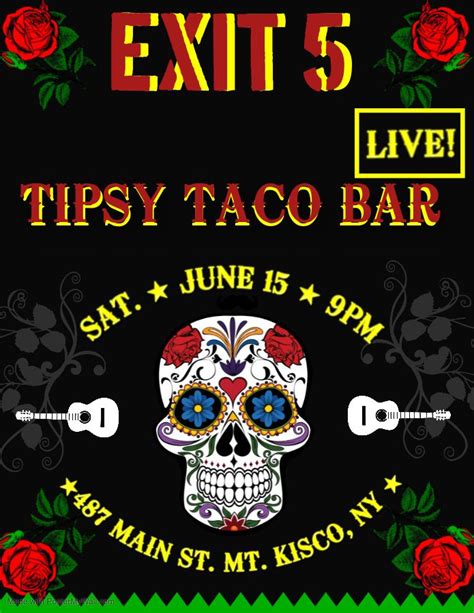 Live Rock & Roll at Tipsy Taco Bar with Exit 5!, Tipsy Taco Bar, Mount ...