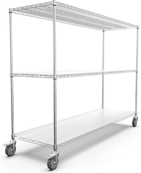 Amazon.com: Ufurpie 3-Tier 3000lbs Heavy Duty Wire Shelving Unit, NSF ...