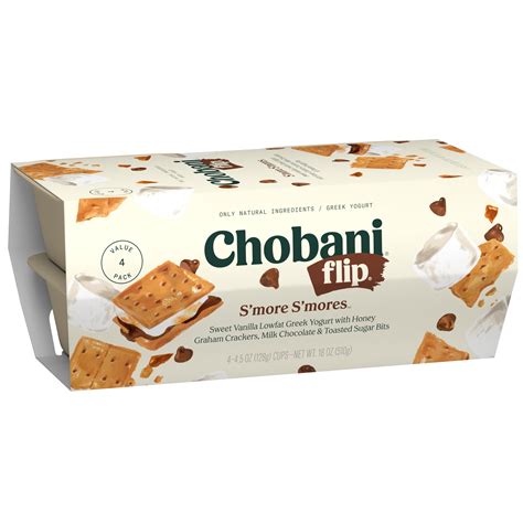 Chobani Flip Yogurt, Greek, S'more S'mores, Value 4 Pack