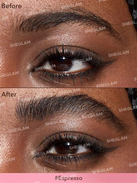 SHEGLAM Brow-Fection Angled Brush & Dip-Espresso Xmas Christmas Gift ...