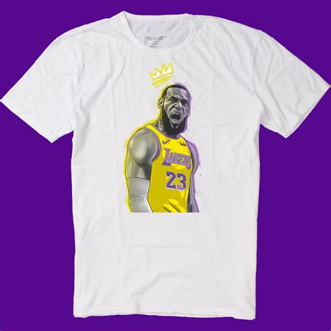Lebron james logo shirt online