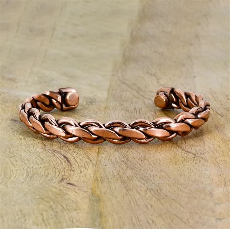 Copper Kada chain design in a unique Handcrafted piece made of pure co ...