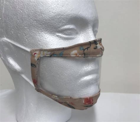 Image result for Clear Face Mask Pattern for Lip Reading Tutorial