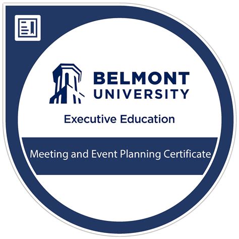 Meeting and Event Planning Certificate - Credly
