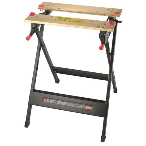 BLACK+DECKER WM301-XJ Workmate Workbench with Anti-Slip Rubber Feet ...