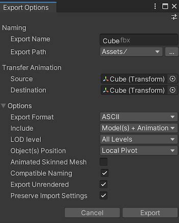 Image result for Export Fbx From Unity