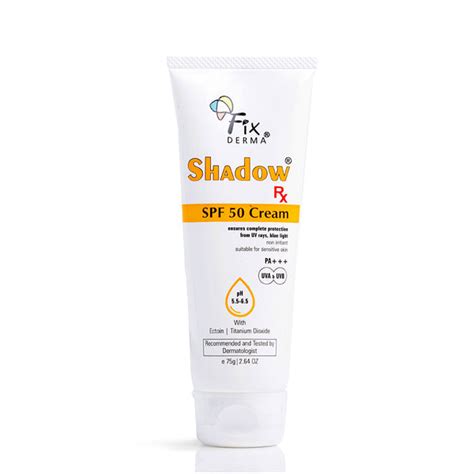 Fixderma Shadow RX SPF 50+ Cream by Sarin Skin – Sarinskin