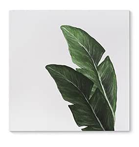 KAVKA DESIGNS Palm Deux Canvas Art, (Green/White) - Cabana Collection ...
