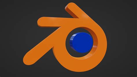 Blender Logo 3d Model (Free Download)
