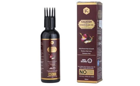Buy Kalkesh Onion Hair Oil With Comb Applicator | 100ml | Useful For ...
