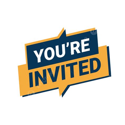 Re Invited PNG, Vector, PSD, and Clipart With Transparent Background ...