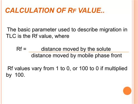 THIN LAYER CHROMATOGRAPHY | PPTX