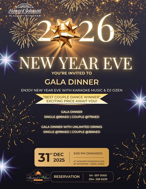 New Year Gala Dinner , 36 26B St - Deira - Dubai, 00000 Dubai, United ...