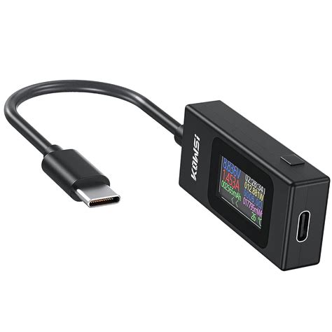 diymore USB C Tester Power Meter,Digital Multimeter, Type C Voltage and ...
