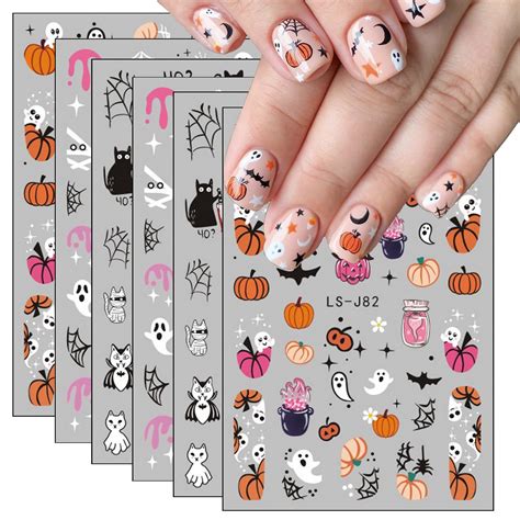 Halloween Ghost Nail Designs
