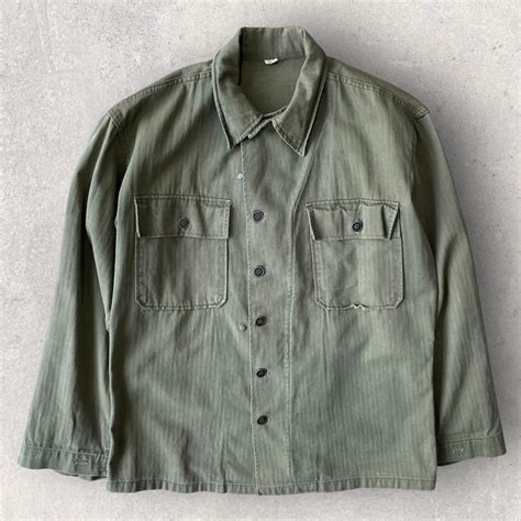 us army m43 hbt jacket "13 star button" 40s | focus
