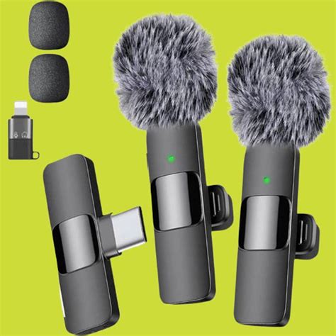 MOBONE ® K9 Wireless Micophone Dual Mic | Plug & Play with Type-C/ios ...