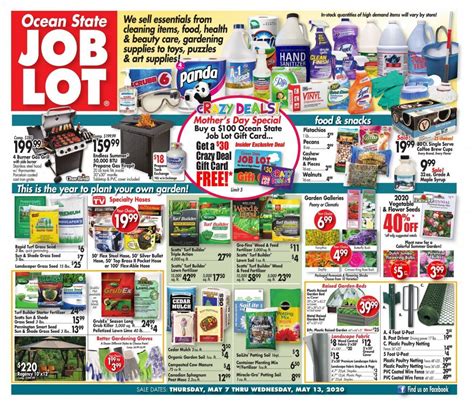 Ocean State Job Lot Weekly Ad & Flyer May 7 to 13