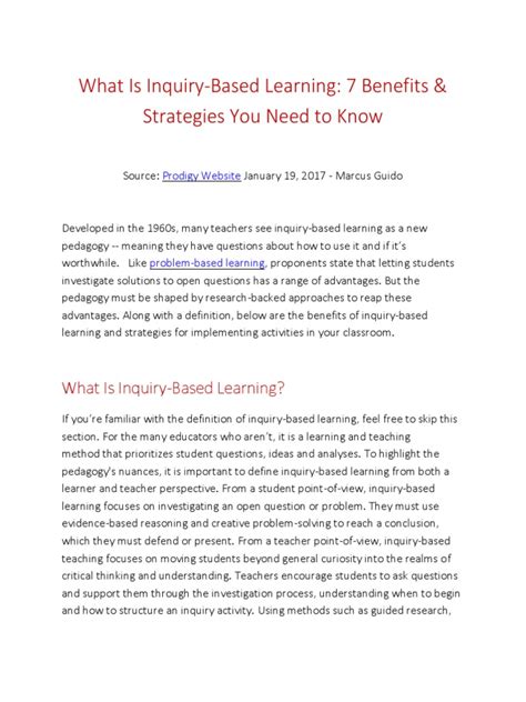 What Is Inquiry-Based Learning 的图像结果