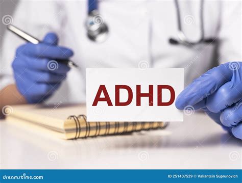 ADHD. Abbreviation ADHD On Crumpled Paper Ball Royalty-Free Stock Photo | CartoonDealer.com ...