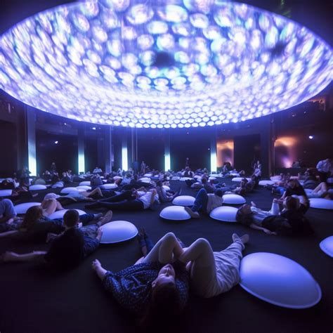 Immersive Digital Sun - Meditation Room | Sound room, Artistic installation, Exhibition design