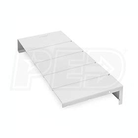 Runtal FEC-5-6R-9010R RUNTAL WHITE Radiator Trim - Right End Cap - 6-Inch W