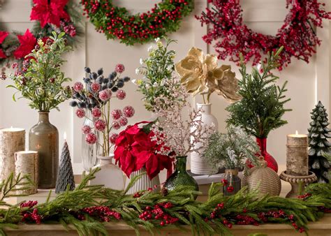 Floral Centerpieces Christmas Table