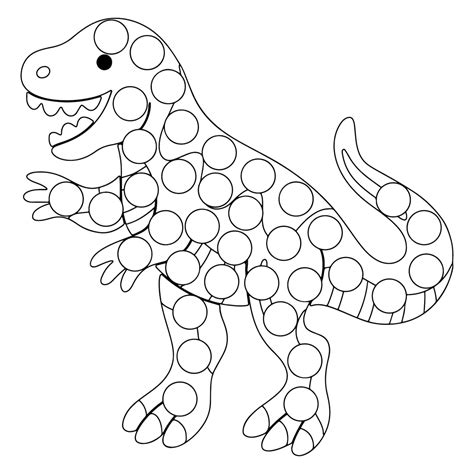 Dot Marker Coloring Pages Printable at ganesmeraldablog Blog