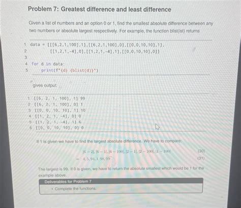 List Difference Problem. Python Labex 的图像结果
