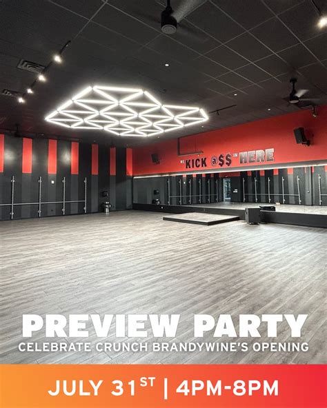 Crunch Fitness Brandywine | Join us TONIGHT from 4PM-8PM for a special ...