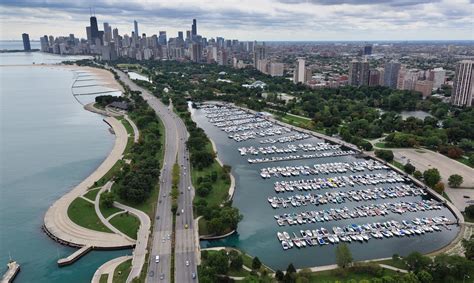 Diversey Harbor Lagoon, the Chicago Harbors in Chicago, IL, United ...