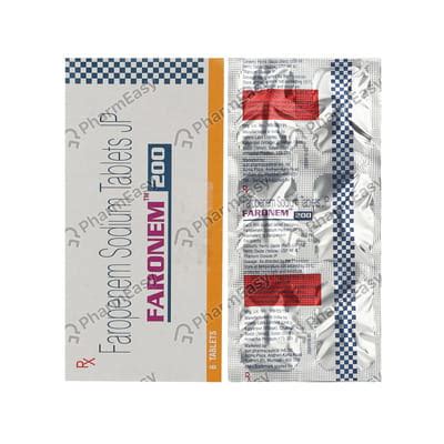 Faronem 200 Tablet: Uses, Side Effects, Price, Dosage & More Info ...