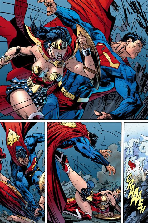 Jim Lee Wonder Woman Superman