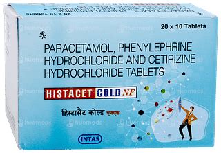 Histacet Cold Nf Tablet 10 - Uses, Side Effects, Dosage, Price | Truemeds