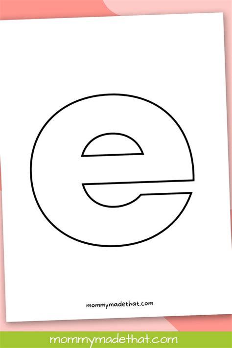 Printable Letter E (Grab the Free Templates!)